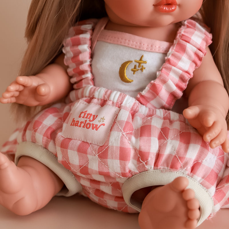 Tiny Harlow Baby Doll Wearer – Pink Gingham