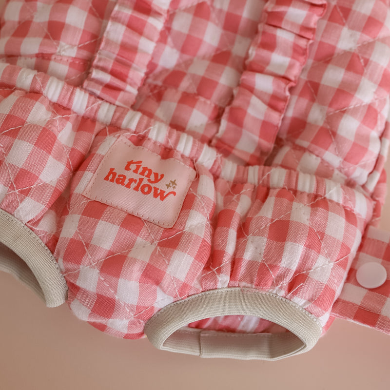 Tiny Harlow Baby Doll Wearer – Pink Gingham