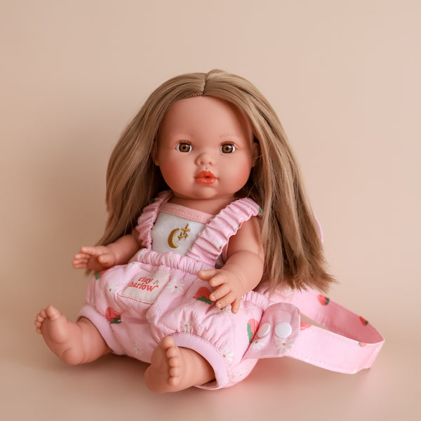 Tiny Harlow Baby Doll Wearer – Strawberry Picnic