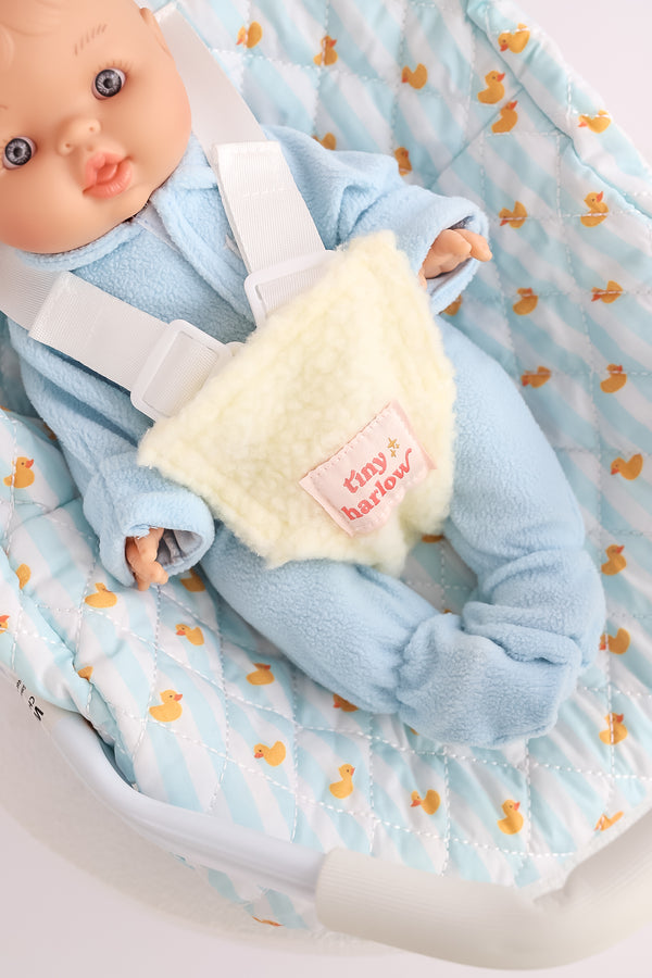 Tiny Harlow Dolls Car Seat Capsule - Blue Ducky