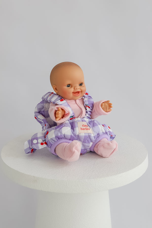 Tiny Harlow Baby Doll Wearer – Cherry Gingham