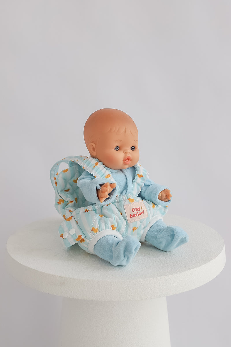 Tiny Harlow Baby Doll Wearer – blue ducky