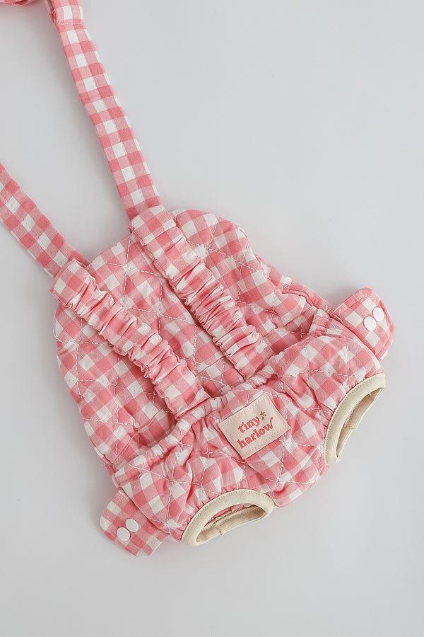 Tiny Harlow Baby Doll Wearer – Pink Gingham