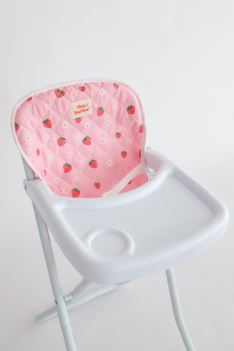 Tiny Harlow Doll Highchair - Stawberry Picnic