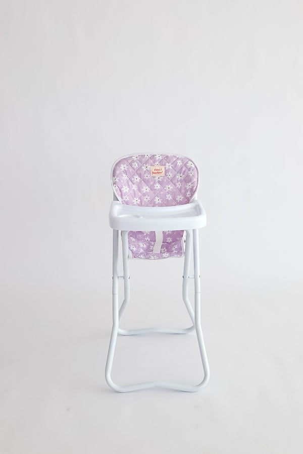 Tiny Harlow Doll Highchair - Lilac Daisy