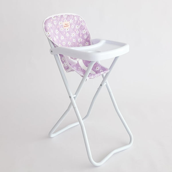 Tiny Harlow Doll Highchair - Lilac Daisy