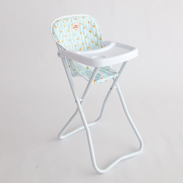 Tiny Harlow Doll Highchair - Blue Ducky