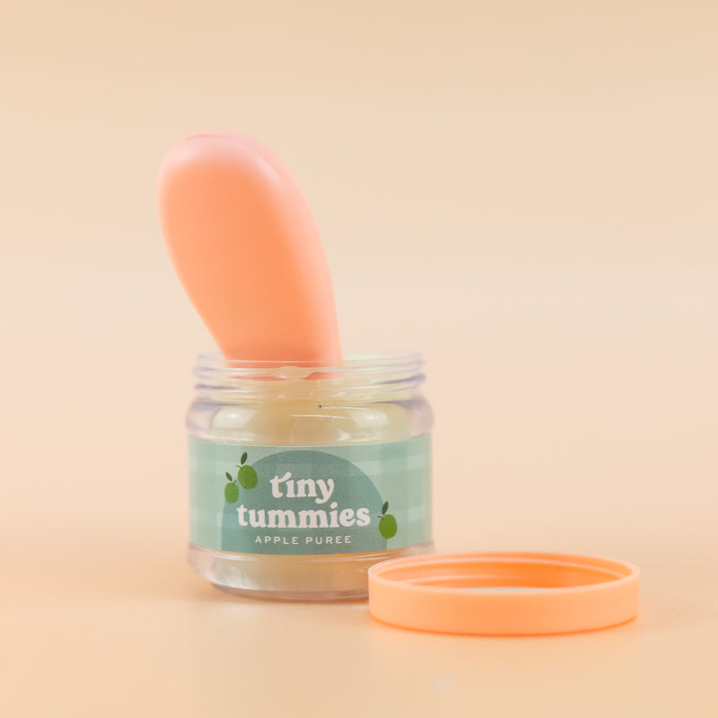Tiny Tummies Apple Puree Food Jar and Spoon Set – Tiny Harlow