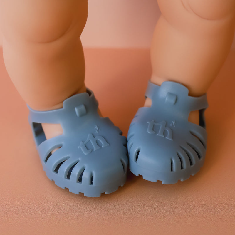 Tiny Tootsies Dolls Jelly Sandals - Blue
