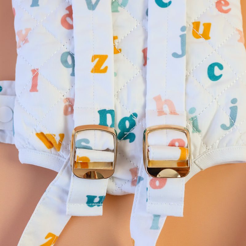 Tiny Harlow Baby Carrier - Alphabet Soup